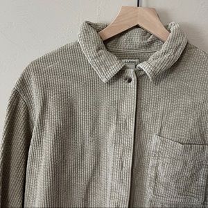 LL Bean Corduroy Button up